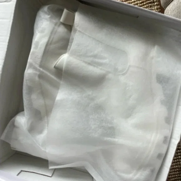 NEW White Chunky Platform Rubber Ankle Boots Size 7 - Picture 6 of 6